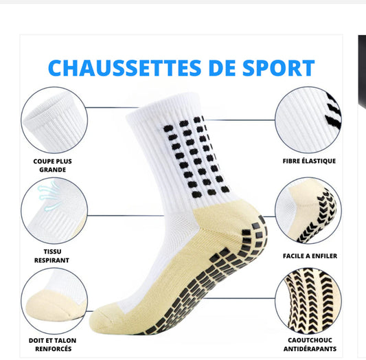 Chaussettes Antidérapantes SOXPro Demi Bas